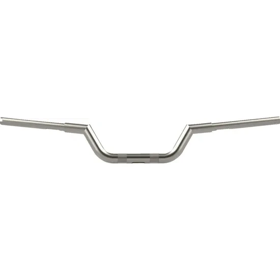 LA Choppers 1.25in Stainless Steel Valley Handlebar 4in Rise