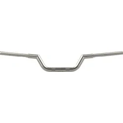 LA Choppers 1.25in Stainless Steel Valley Handlebar 4in Rise
