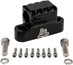 LA Choppers Black 1.25in Kage Fighter Handlebar Clamp