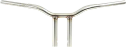 LA Choppers 1.25in SS Kage Fighter Welded Straight Riser Handlebar 10in Rise