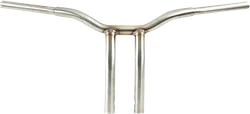 LA Choppers 1.25in SS Kage Fighter Welded Bent Riser Handlebar 12in Rise
