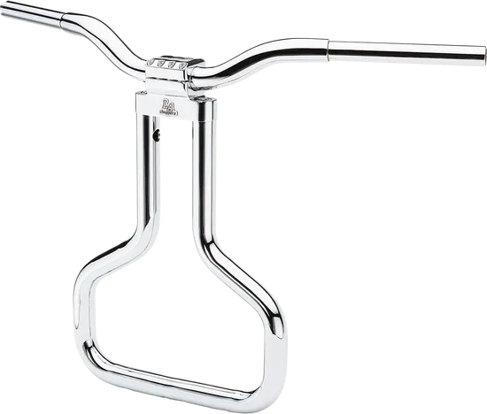 LA Chopper 1.25in Chrome Kage Fighter T Bar Handlebar 18in Rise