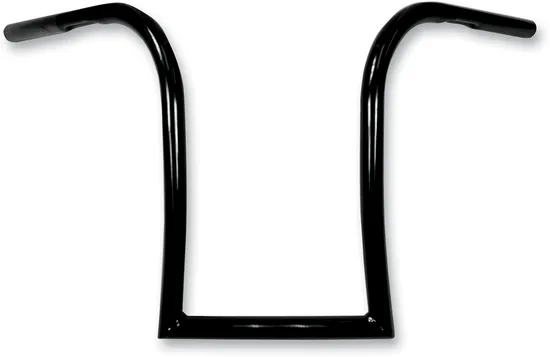 LA Choppers 1in Black Nice Curves Ape Hanger Handlebar 14in Rise