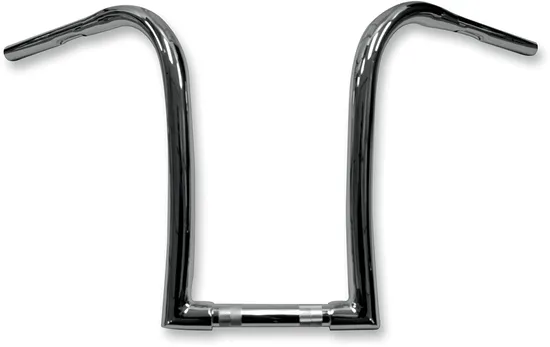 LA Choppers 1.25in Chrome Nice Curves Ape Hanger Handlebar 14in Rise 2