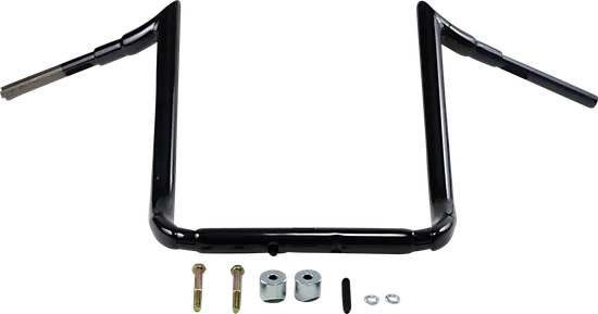 LA Choppers 1.5in Black Ape Hanger Handlebar 18in Rise