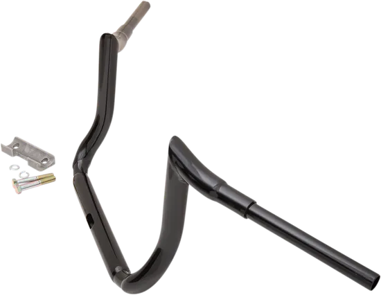 LA Choppers 1.5in Black Ape Hanger Handlebar 10in Rise