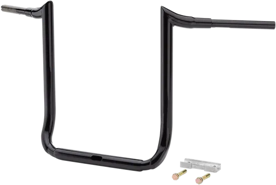 LA Choppers 1.5in Black Ape Hanger Handlebar 18in Rise 1