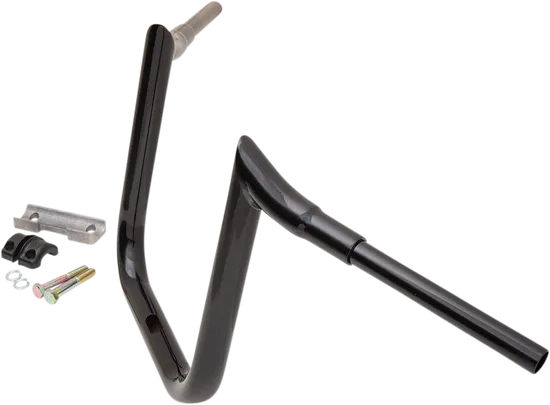 LA Choppers 1.5in Black Ape Hanger Handlebar 12in Rise 2