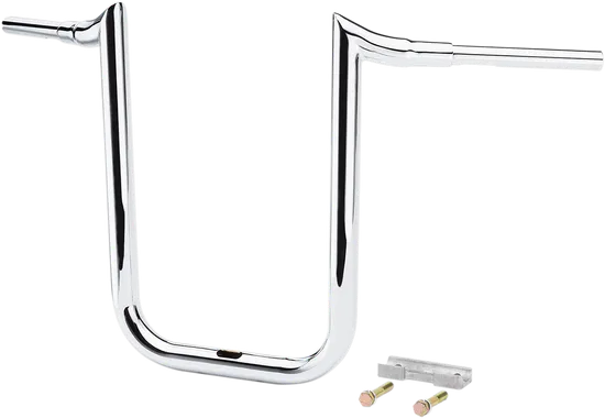 LA Choppers 1.5in Chrome Ape Hanger Handlebar 18in Rise 1
