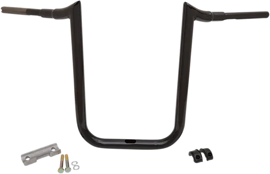 LA Choppers 1.5in Black Ape Hanger Handlebar 18in Rise 2