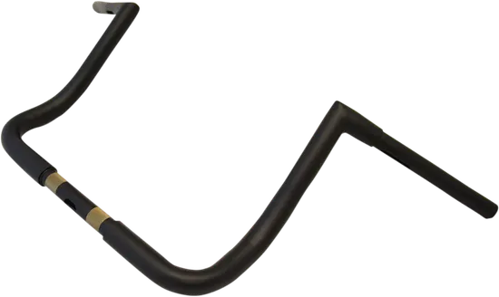 LA Chopper Flat Black 1.25 Twin Peaks Touring Handlebar 12 Rise