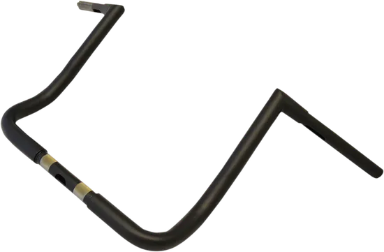 LA Chopper Flat Black 1.25 Twin Peaks Touring Handlebar 14 Rise 1