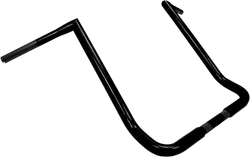 LA Chopper Black 1.25 Twin Peaks Touring Handlebar 18 Rise