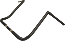 LA Chopper Flat Black 1.25 Twin Peaks Touring Handlebar 18 Rise