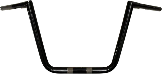 LA Chopper 1.25in Black Hefty Big Twin Peaks Handlebar 13in Rise