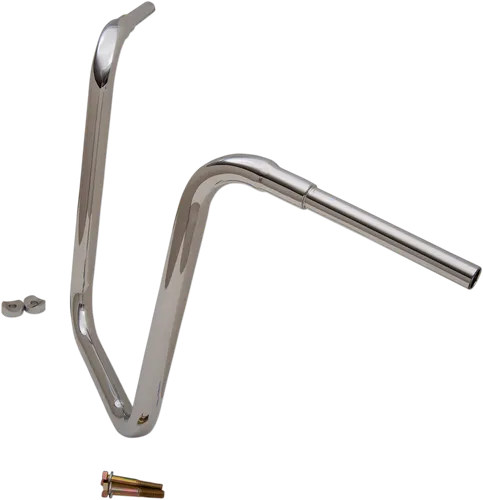 LA Choppers 1.5in Chrome Wide Treehugger Handlebars 19in Rise 1
