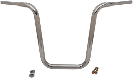 LA Choppers 1.5in Chrome Wide Treehugger Handlebars 19in Rise 2