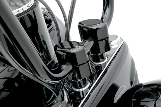 LA Choppers 1.5in Black Smooth Handlebar Riser