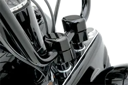 LA Choppers 1.5in Black Smooth Handlebar Riser