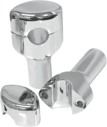 LA Choppers 3in Chrome Smooth Handlebar Riser