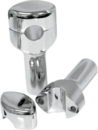 LA Choppers 4in Chrome Smooth Handlebar Riser