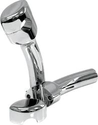 LA Choppers 5.5in Chrome Smooth Handlebar Riser w Pullback