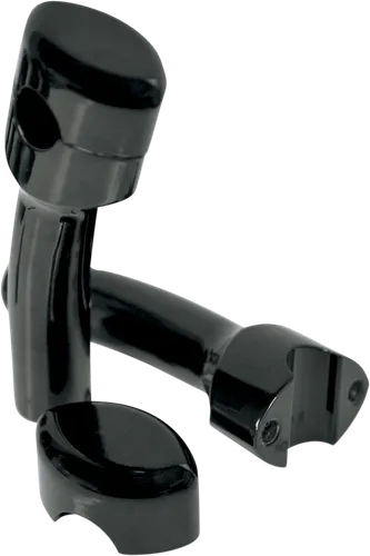 LA Choppers 5.5in Black Smooth Handlebar Riser w Pullback