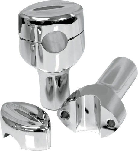 LA Choppers 3in Chrome Mohawk Hefty Handlebar Riser