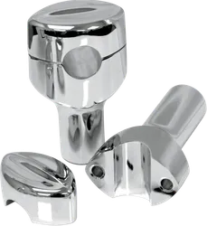 LA Choppers 3in Chrome Mohawk Hefty Handlebar Riser