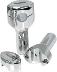 LA Choppers 4in Chrome Mohawk Hefty Handlebar Riser
