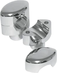 LA Choppers 1.5in Chrome Smooth Hefty Handlebar Riser