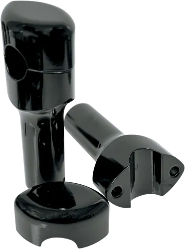 LA Choppers 4in Black Smooth Hefty Handlebar Riser