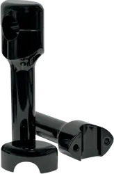 LA Choppers 6in Black Smooth Hefty Handlebar Riser