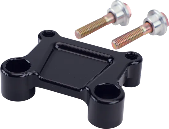 LA Choppers Black T Handlebar Adapter Mount