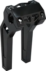 LA Choppers 6in Black Pullback Performance Riser Pair for 1in Clamping D