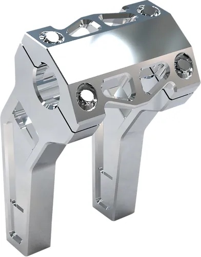 LA Choppers 8in Raw Pullback Performance Riser Pair for 1in Clamping D