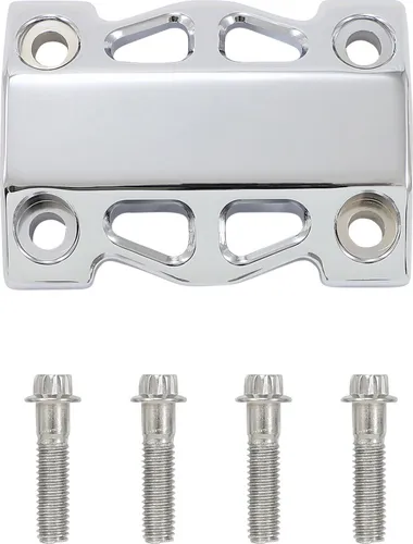 LA Choppers 8in Chrome Straight Performance Riser Pair for 1.25in Clamping D 1