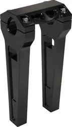 LA Choppers 10in Black Straight Performance Riser Pair for 1.25in Clamping D