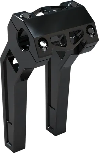 LA Choppers 10in Black Pullback Performance Riser Pair for 1.25in Clamping D