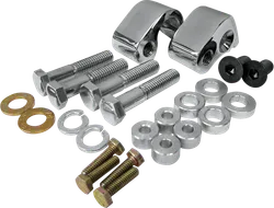 LA Choppers Chrome 1in Rear Lowering Kit
