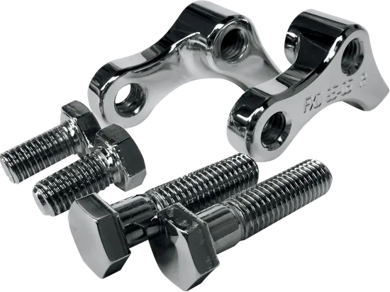 LA Choppers Chrome 1in Rear Lowering Kit