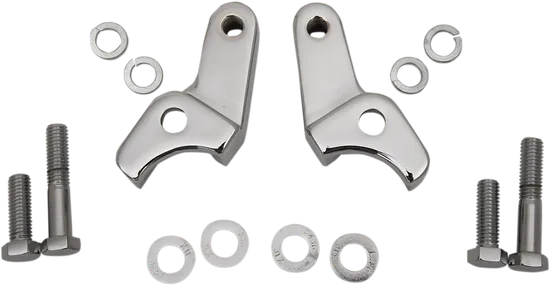 LA Choppers Chrome 1in Rear Lowering Kit