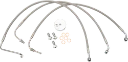 LA Choppers SS Front Brake Line Kit use w 18-20in Ape Hangers
