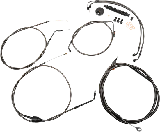 LA Chopper 15-17in Midnight Std Handlebar Controls Kit