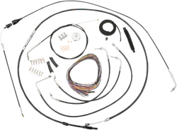 LA Chopper 15-17in Black Handlebar Controls Kit