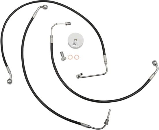 LA Choppers Front Brake Line Kit use w 18-20 in Ape Hangers