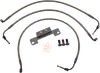 LA Choppers Midnight Brake Line Kit use w 12-14in Ape Hangers wo ABS