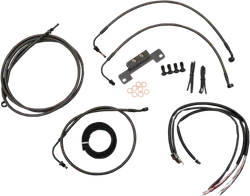 LA Chopper 15-17in Midnight Handlebar Controls Kit wo ABS