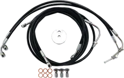 LA Choppers Front Brake Line Kit use w 15-17 in Ape Hangers