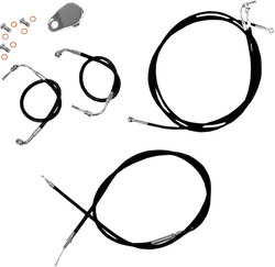 LA Chopper STD Black 12-14in Handlebar Controls Kit w ABS